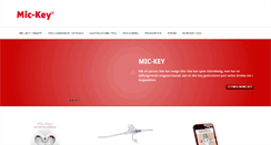 Desktop Screenshot of mic-key.no