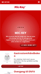 Mobile Screenshot of mic-key.no